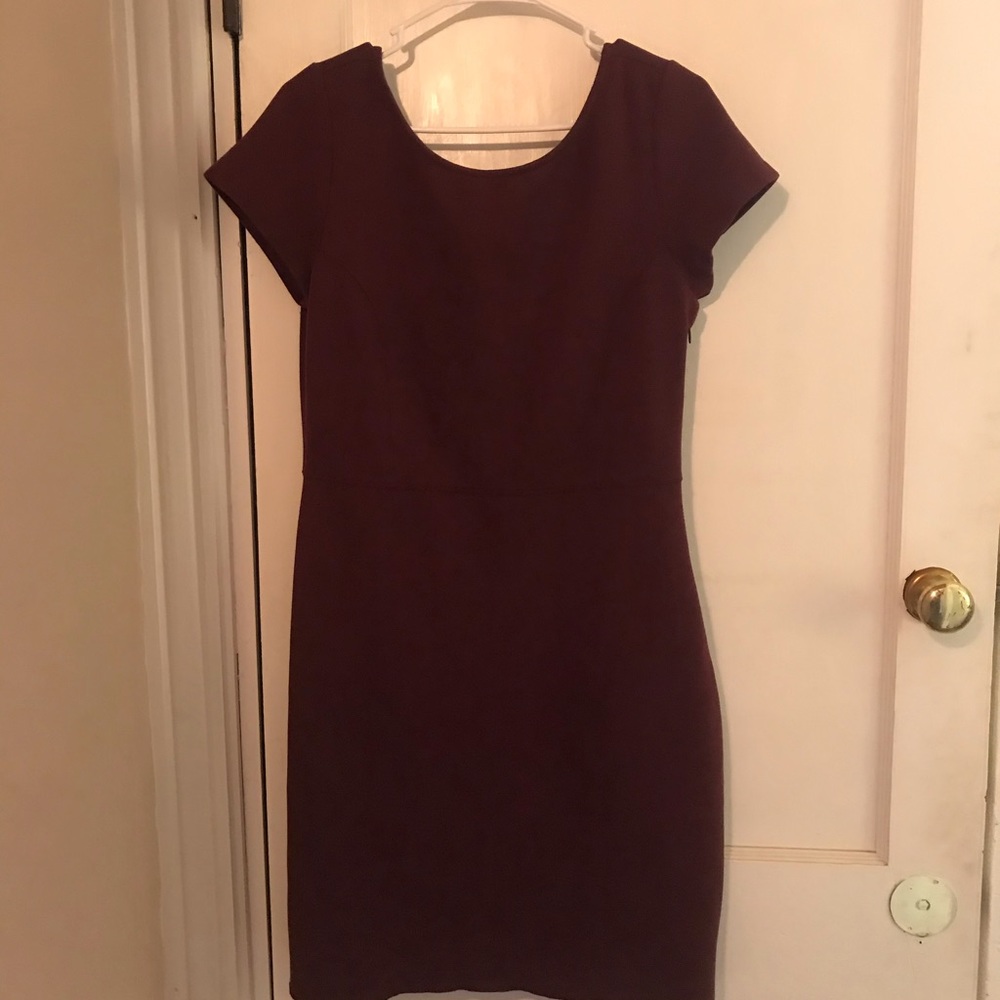 Burgundy Dress Banana Republic Size 10